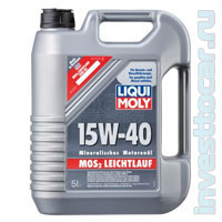 Моторное масло MoS2 Leichtlauf 15W-40