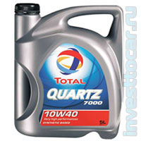 Моторное масло QUARTZ 7000 10W-40